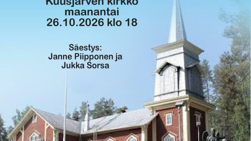 Kuusjärven kirkossa illan kynttiläkonsertti